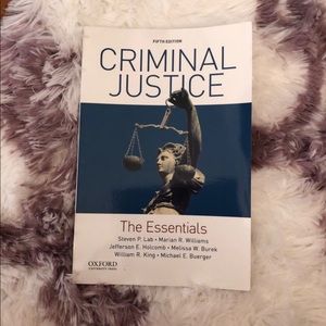 Criminal justice book
